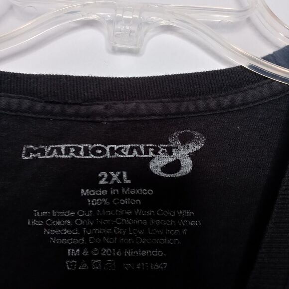 MarioKart 8 black graphic tee size 2XL - Picture 3 of 4